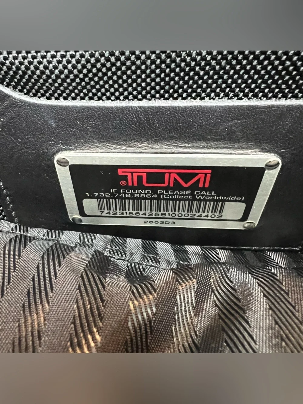 Tumi Alpha Ballistic Nylon Slim Laptop Briefcase (Style 2603D3)